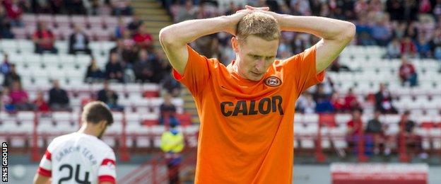 Dundee United forward Chris Erskine