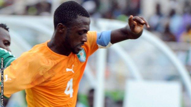 Ivory Coast defender Marc Goua