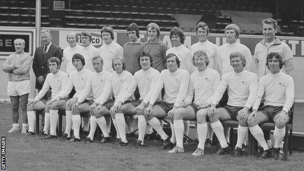 The Derby County squad