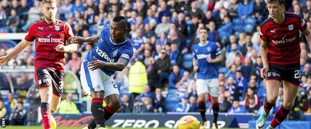 Alfredo Morelos scores