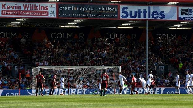 Ryan Fraser scores for Bournemouth