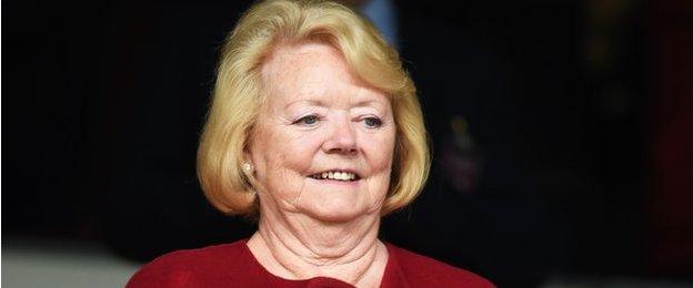 Hearts owner Ann Budge