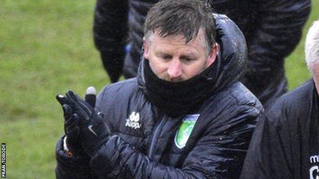 Guernsey FC manager Tony Vance