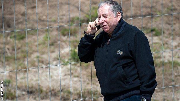 FIA president Jean Todt