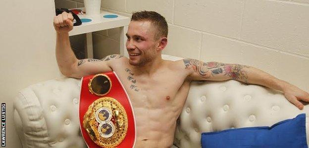 Northern Ireland boxer Carl Frampton