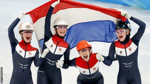 Yara van Kerkhof, Selma Poutsma, Suzanne Schulting and Xandra Velzeboer