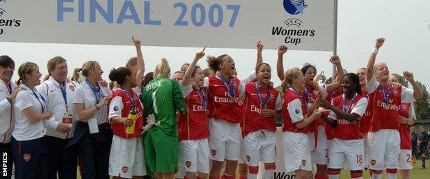 Arsenal Ladies in 2007