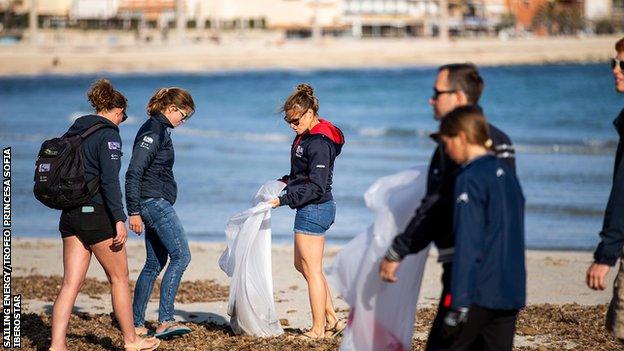 Beach clean