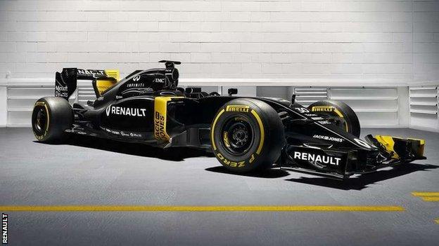 How the Renault car might look when it lines up on the grid