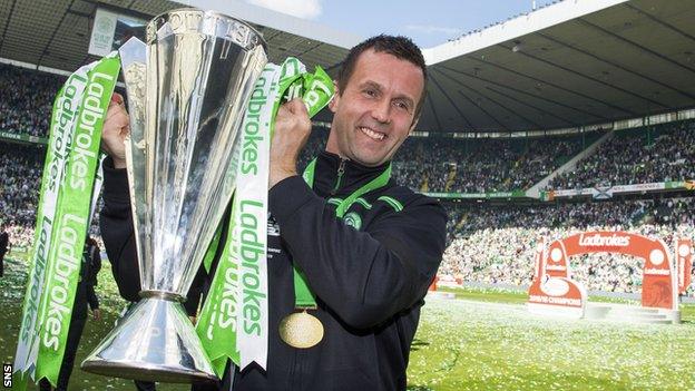 Departing Celtic manager Ronny Deila