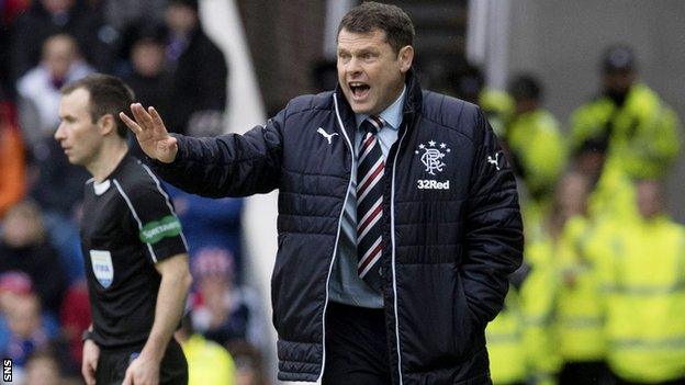 Rangers manager Graeme Murty