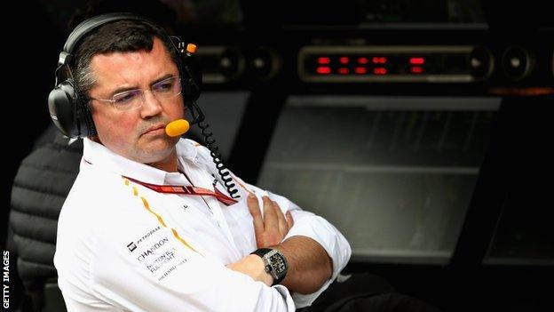 Eric Boullier of McLaren