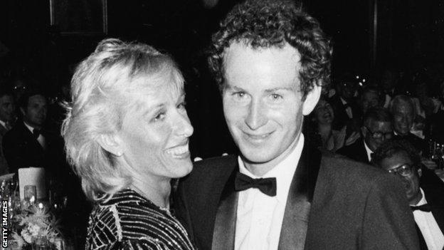 Martina Navratilova and John McEnroe