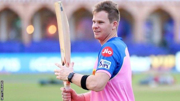 Australia batsman Steve Smith in training for Rajasthan Royals