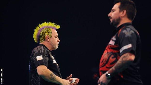 Peter Wright and Jonny Clayton