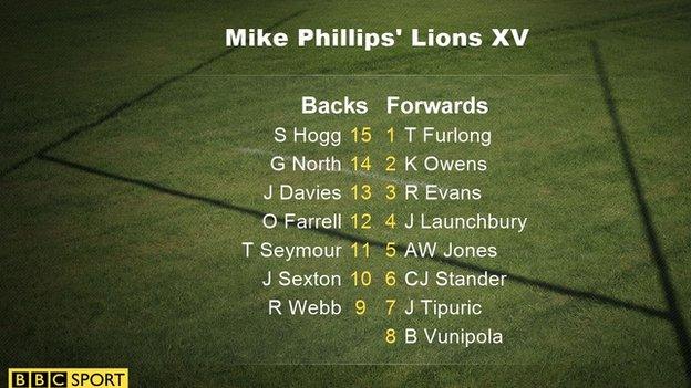 Mike Phillips Lions Xv