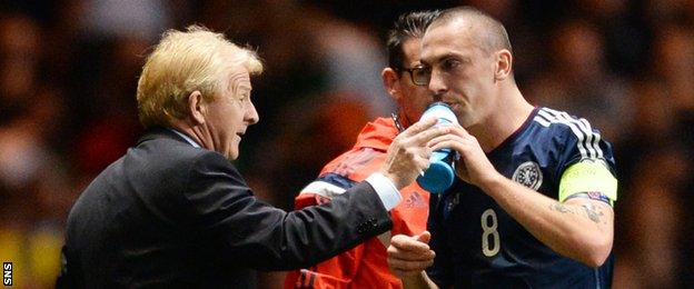 Gordon Strachan and Scott Brown