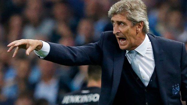 Manchester City manager Manuel Pellegrini