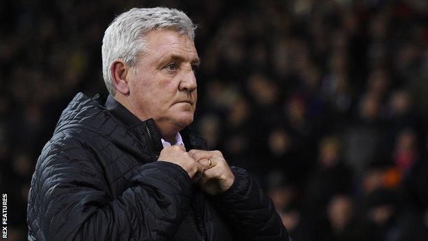 Aston Villa boss Steve Bruce