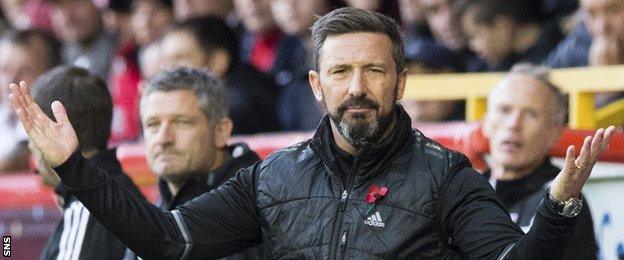 Aberdeen manager Derek McInnes