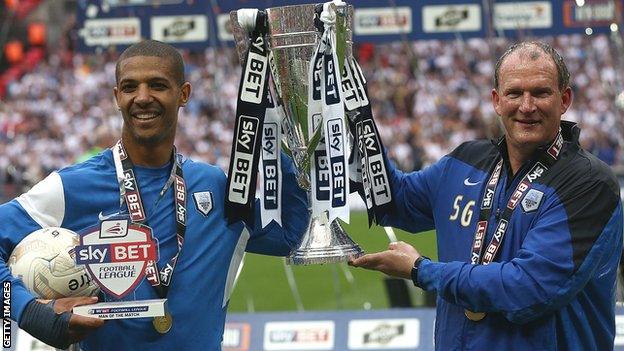 Jermaine Beckford and Simon Grayson