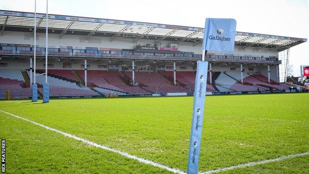 Gloucester's Kingsholm stadium