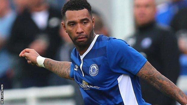 Jermaine Pennant in action for Billericay Town