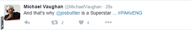 Michael Vaughan on Twitter