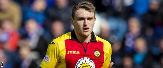 Partick Thistle defender Niall Keown