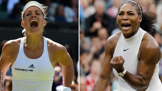 Wimbledon 2016: Serena Williams v Angelique Kerber