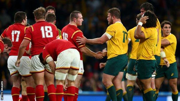 Wales versus Australia