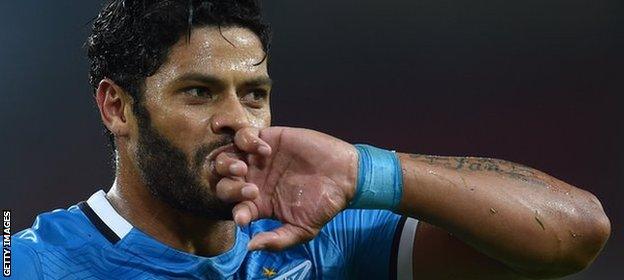 Zenit St Petersburg striker Hulk