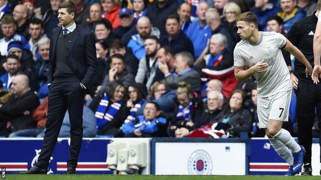 Steven Gerrard and Greg Stewart