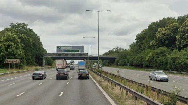 Cobham: Second man dies after van crashes into lorry on A2 - BBC News