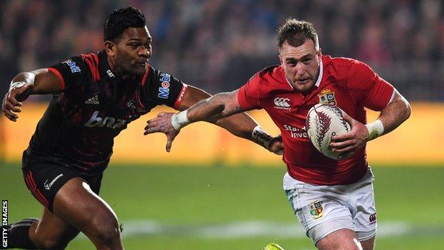 Scotland full-back Stuart Hogg was injured on the Lions' tour of 2017 before the Test matches