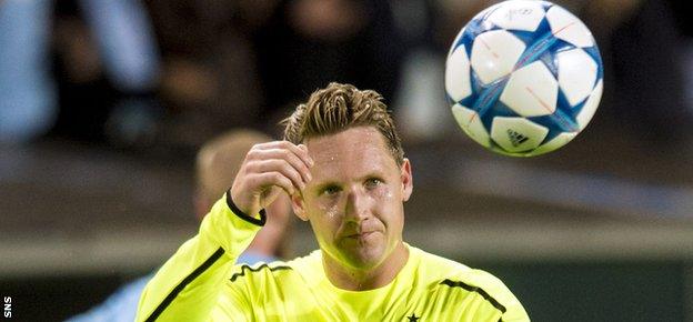 Celtic midfielder Kris Commons