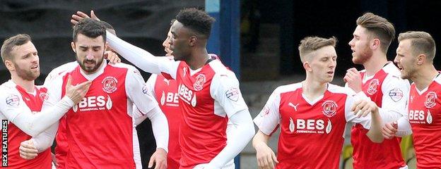 Fleetwood Town players