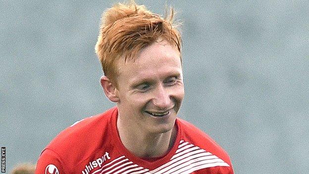 Robert Garrett scored in Portadown's 3-1 win over Ards