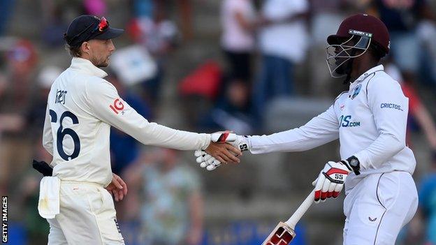 Joe Root and Nkrumah Bonner