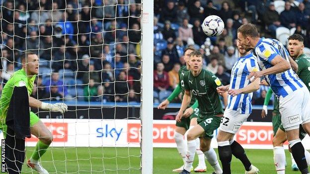 Jordan Rhodes has scored in successive games for Huddersfield Town after also scoring in their win against Middlesbrough on Easter Monday