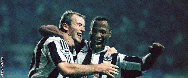 Alan Shearer and Les Ferdinand