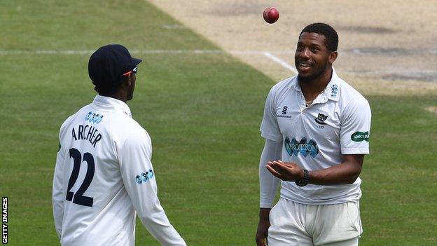 Jofra Archer and Chris Jordan