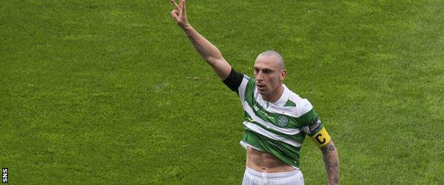 Celtic captain Scott Brown