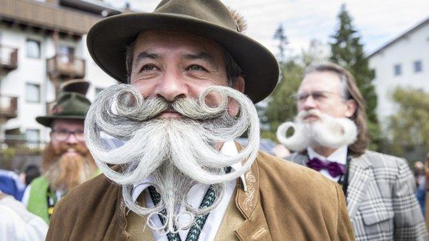 Curly beard