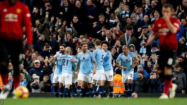 Man City celebrate 44-pass goal