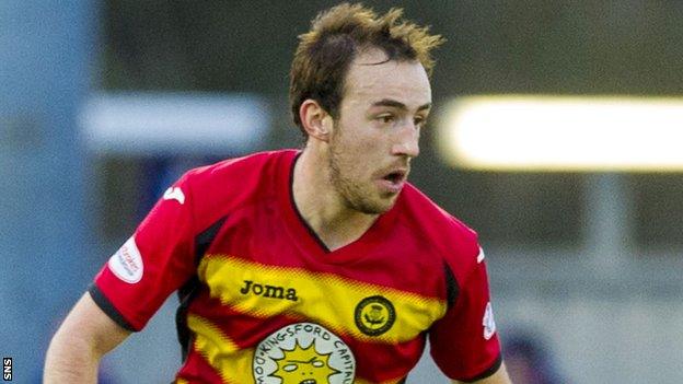 Partick Thistle midfielder Stuart Bannigan