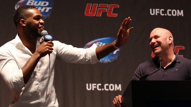 Jon Jones and Dana White