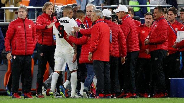 Peru captain Paolo Guerrero