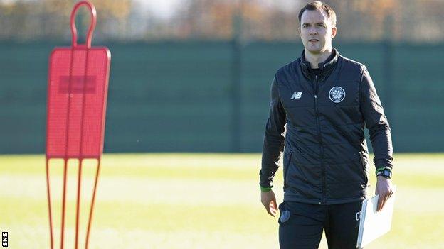 Celtic assistant manager Chris Davies