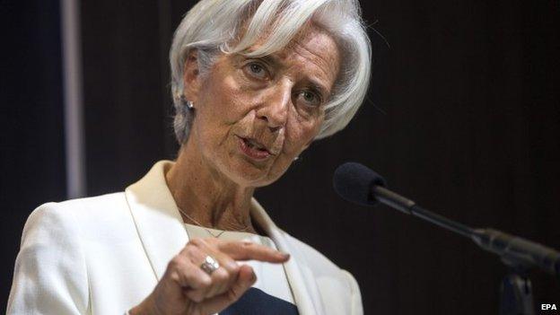 IMF chief Christine Lagarde